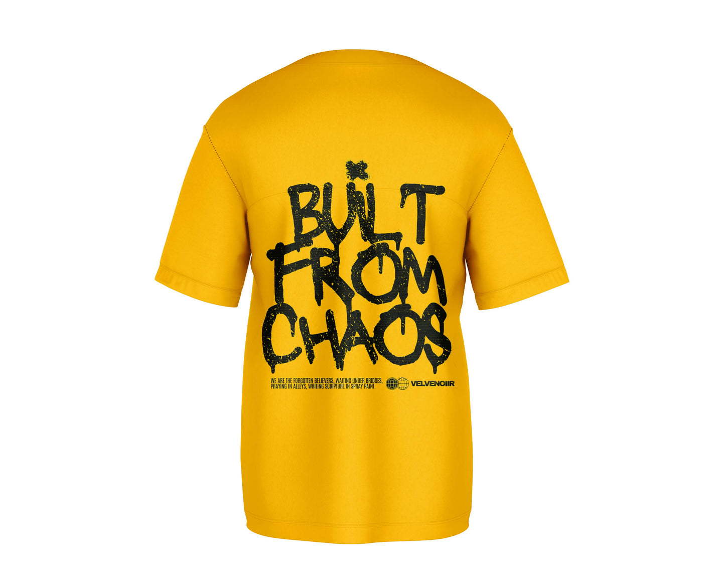 Peace Built From Chaos Oversized Graphic T-Shirt | Unisex